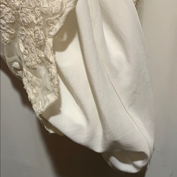 SOFT SURROUNDINGS LACE TUNIC SZ L APPLIQUÉ TULLE - Picture 5 of 7